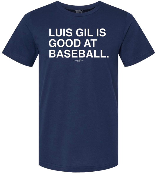 LUIS GIL IS GOOD AT BASEBALL.